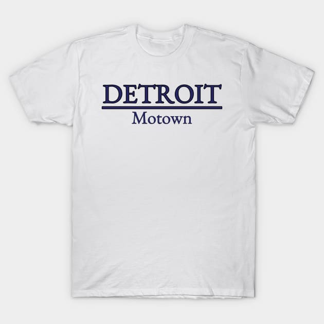 Detroit - Motown - Michigan T-Shirt by Reiz Clothing